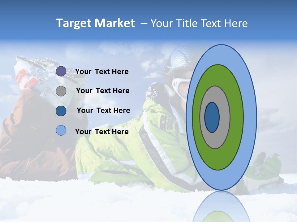 Blue Sportswear Sky PowerPoint Template