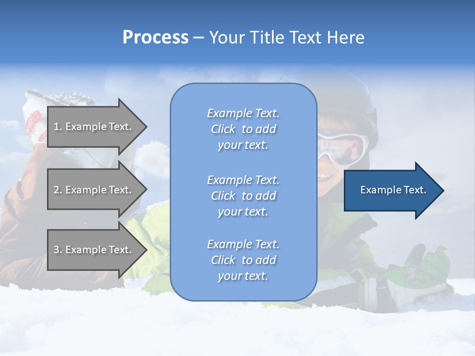 Blue Sportswear Sky PowerPoint Template