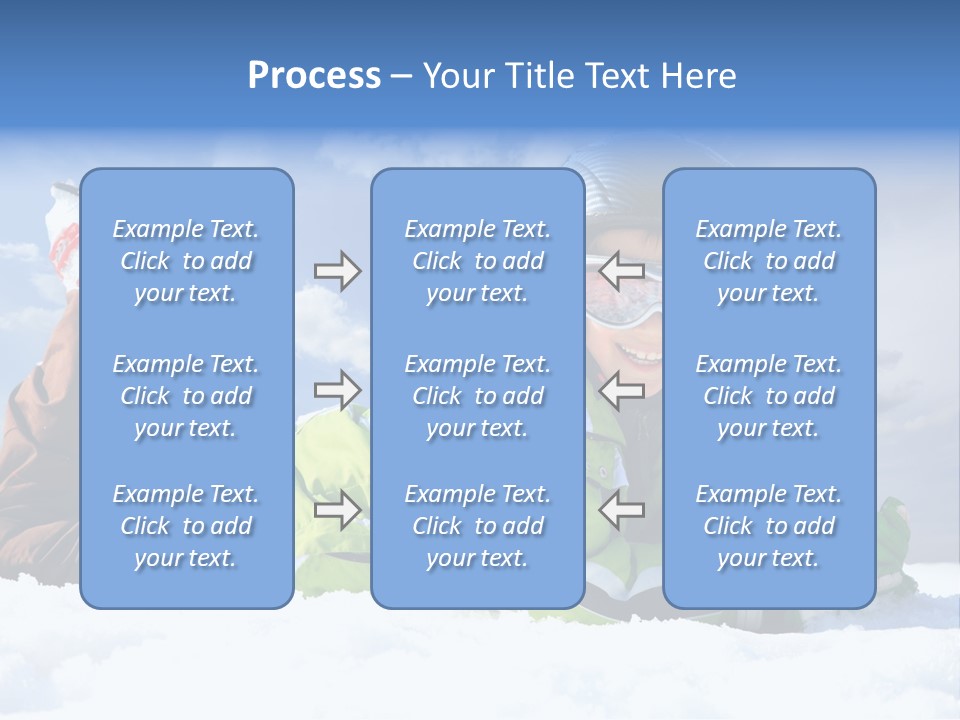 Blue Sportswear Sky PowerPoint Template