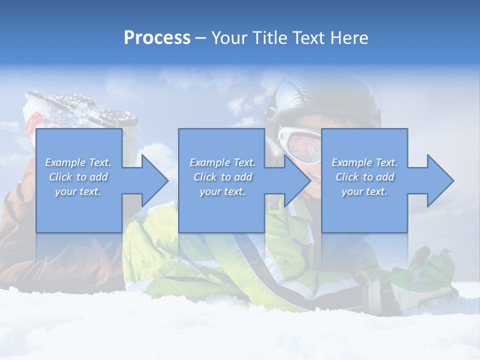 Blue Sportswear Sky PowerPoint Template