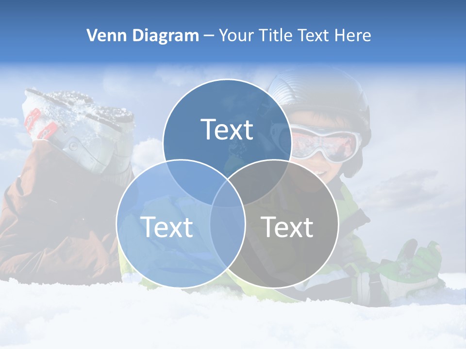 Blue Sportswear Sky PowerPoint Template