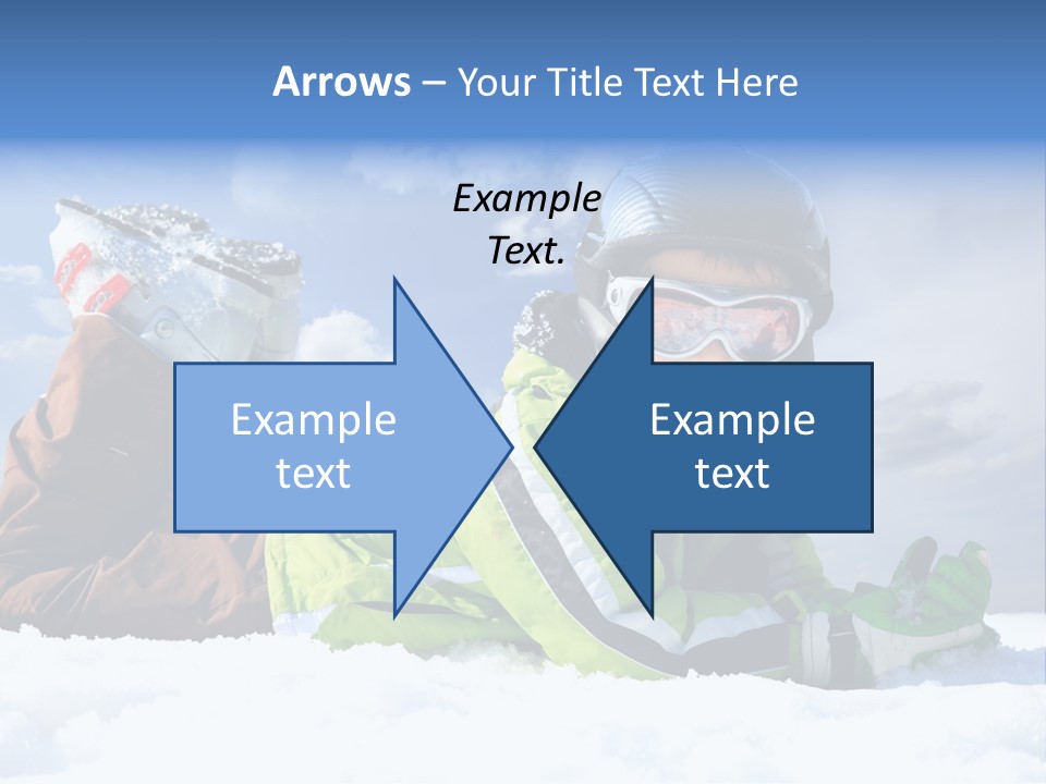 Blue Sportswear Sky PowerPoint Template