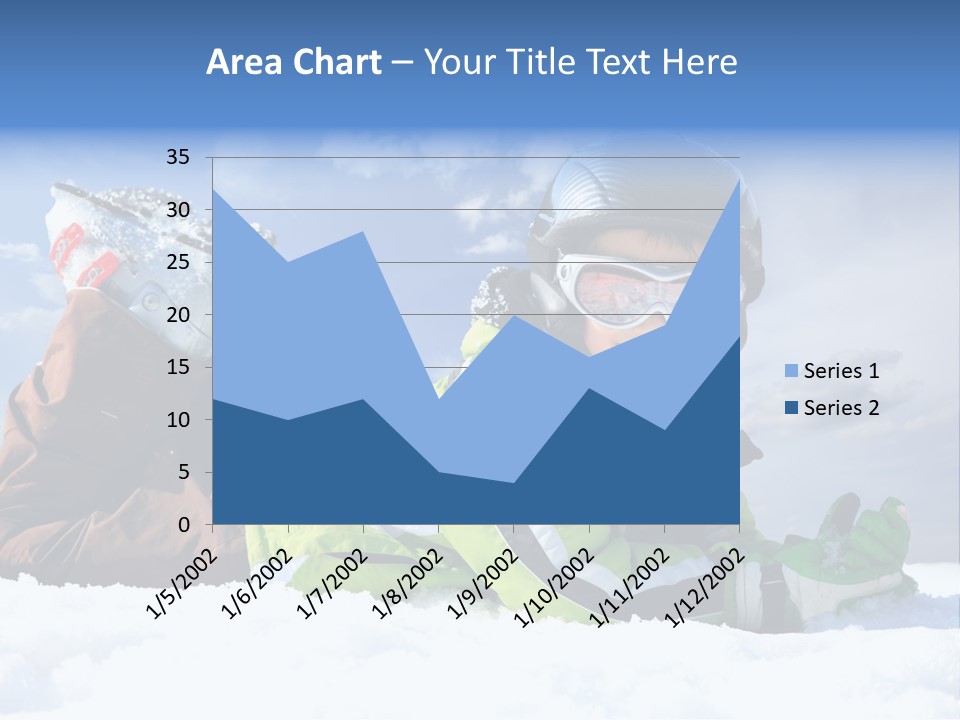 Blue Sportswear Sky PowerPoint Template