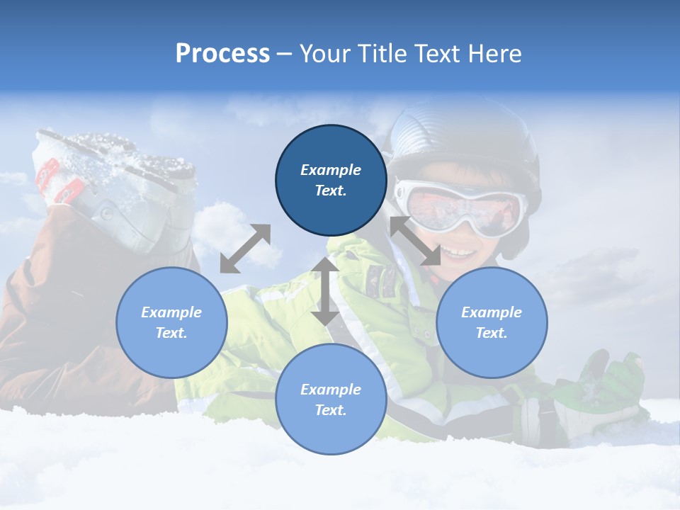 Blue Sportswear Sky PowerPoint Template