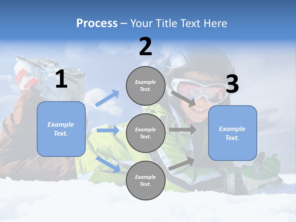 Blue Sportswear Sky PowerPoint Template