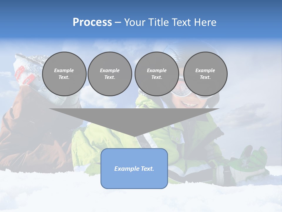 Blue Sportswear Sky PowerPoint Template