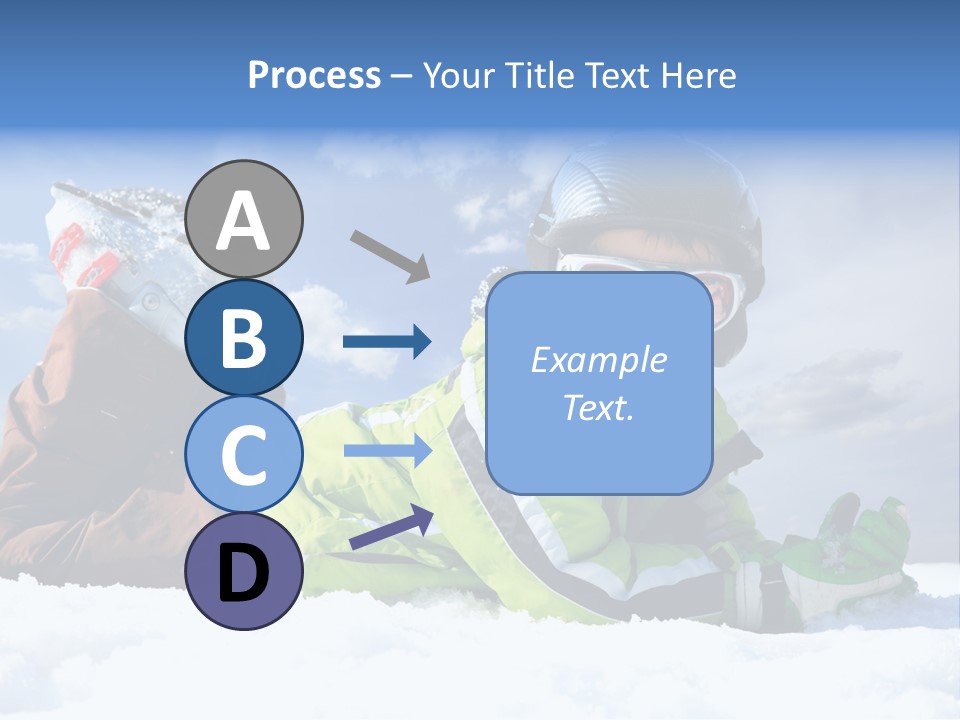 Blue Sportswear Sky PowerPoint Template