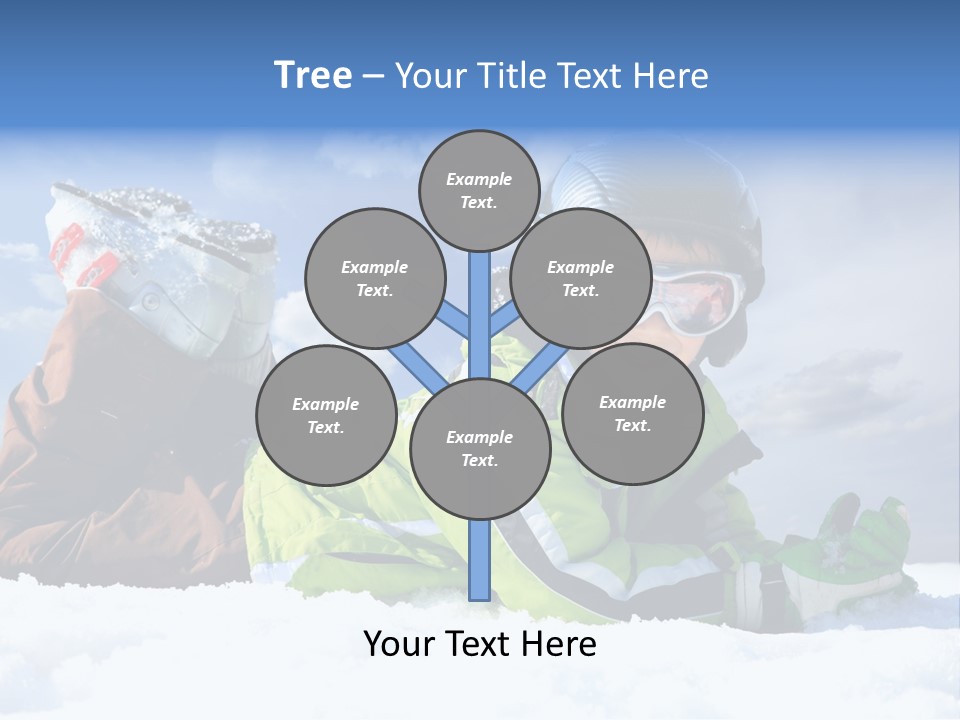 Blue Sportswear Sky PowerPoint Template