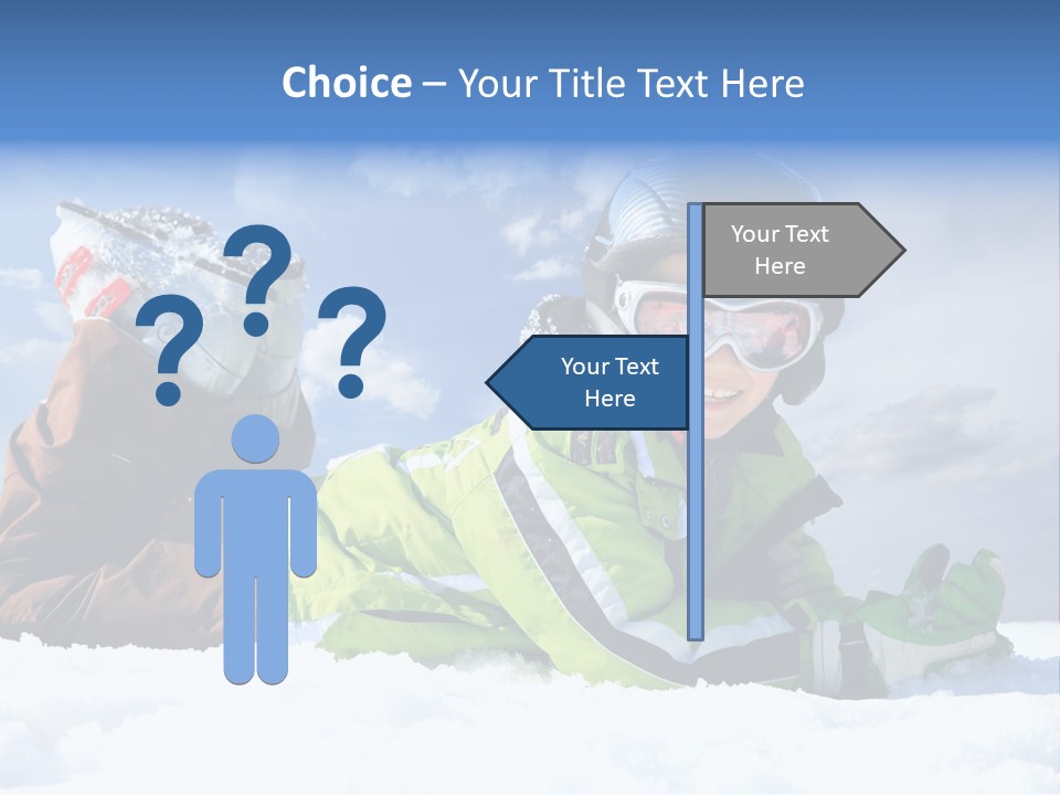 Blue Sportswear Sky PowerPoint Template