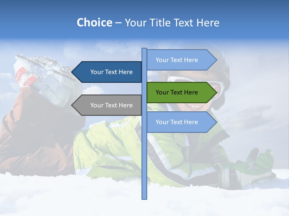 Blue Sportswear Sky PowerPoint Template