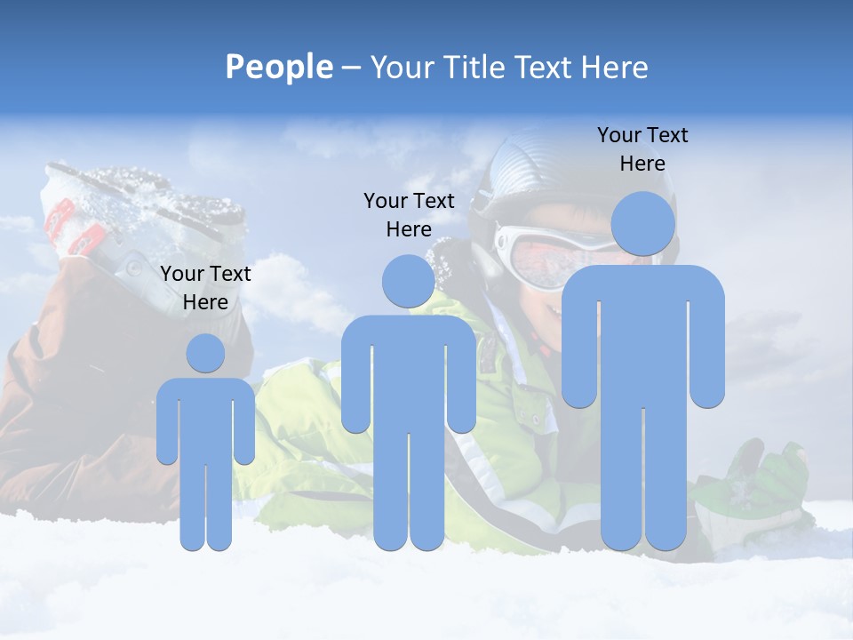 Blue Sportswear Sky PowerPoint Template