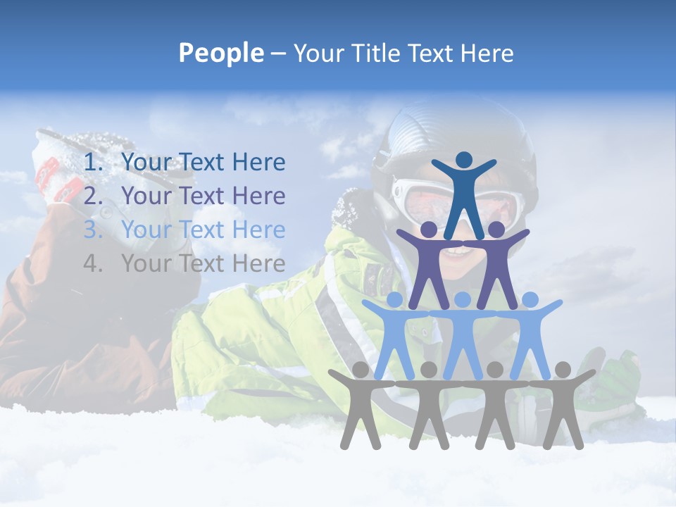 Blue Sportswear Sky PowerPoint Template