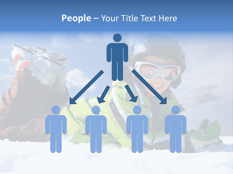 Blue Sportswear Sky PowerPoint Template