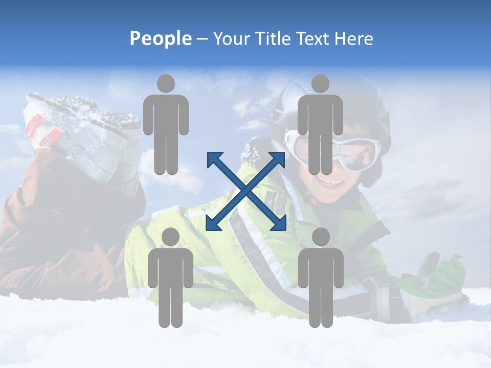 Blue Sportswear Sky PowerPoint Template