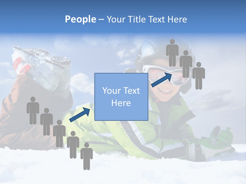 Blue Sportswear Sky PowerPoint Template