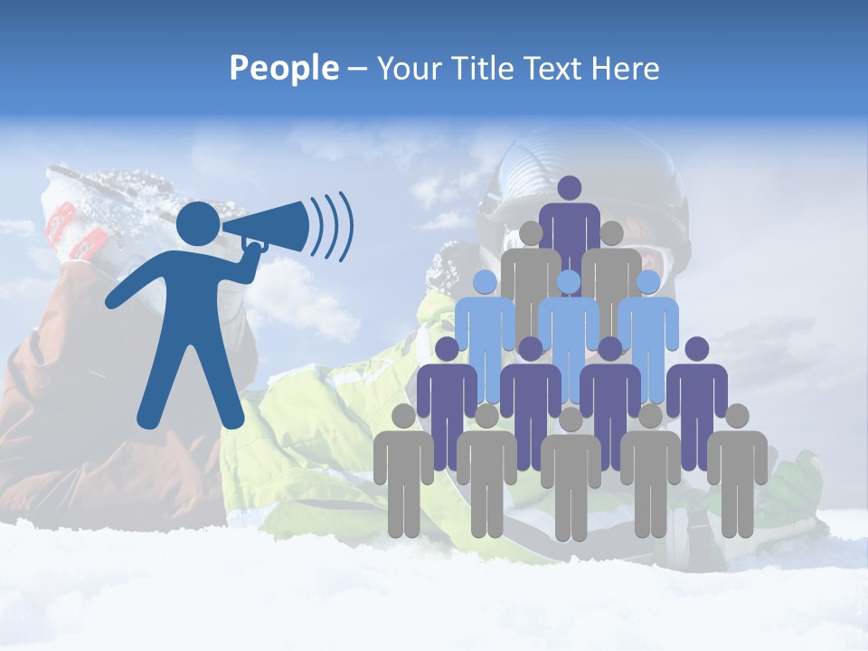 Blue Sportswear Sky PowerPoint Template