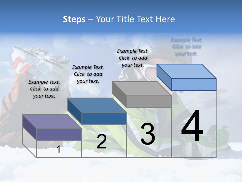 Blue Sportswear Sky PowerPoint Template