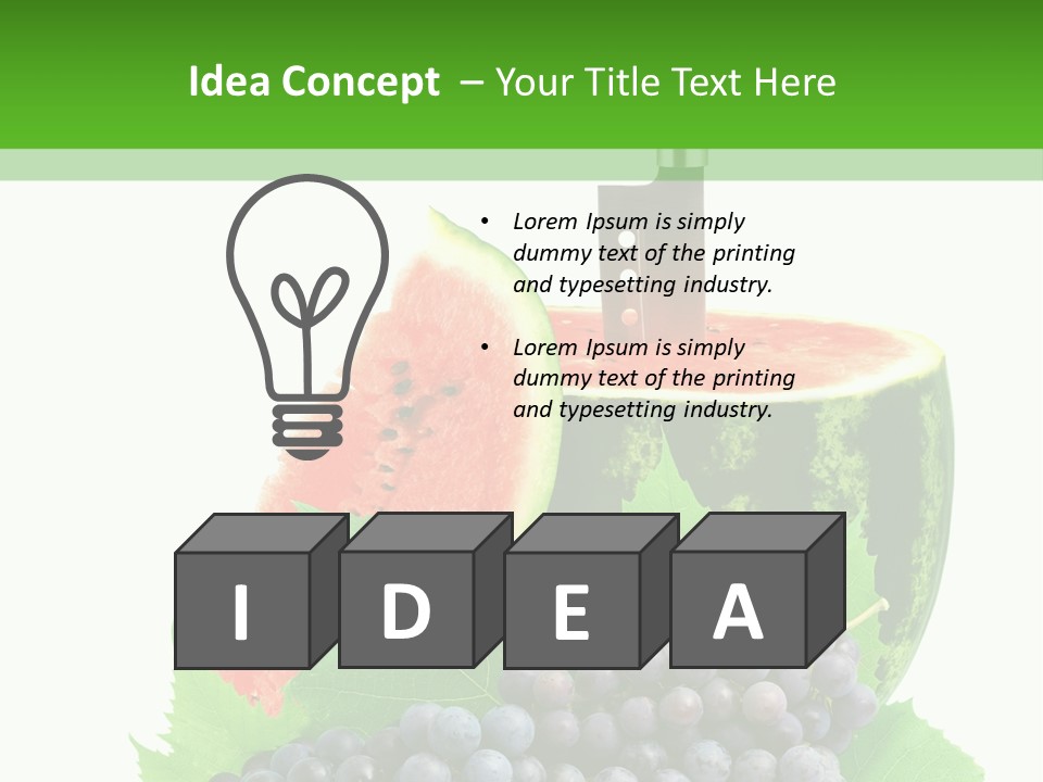 Winemaking Juice Isolated PowerPoint Template
