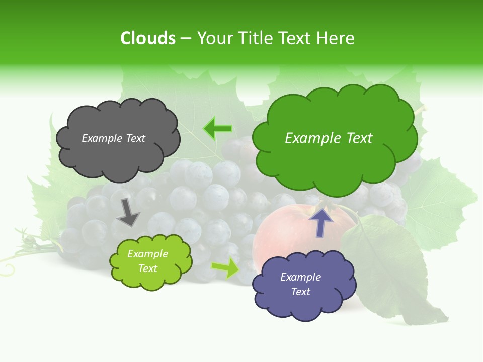 Portion White Refreshment PowerPoint Template