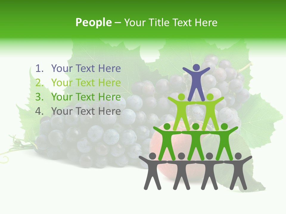 Portion White Refreshment PowerPoint Template