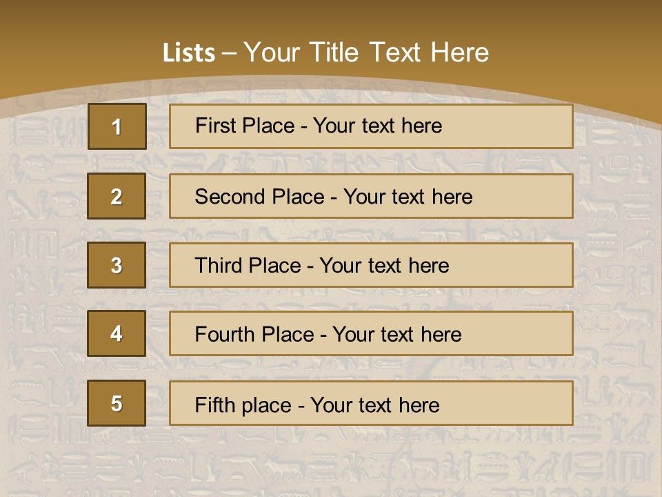 Ancient Antiquity Text PowerPoint Template