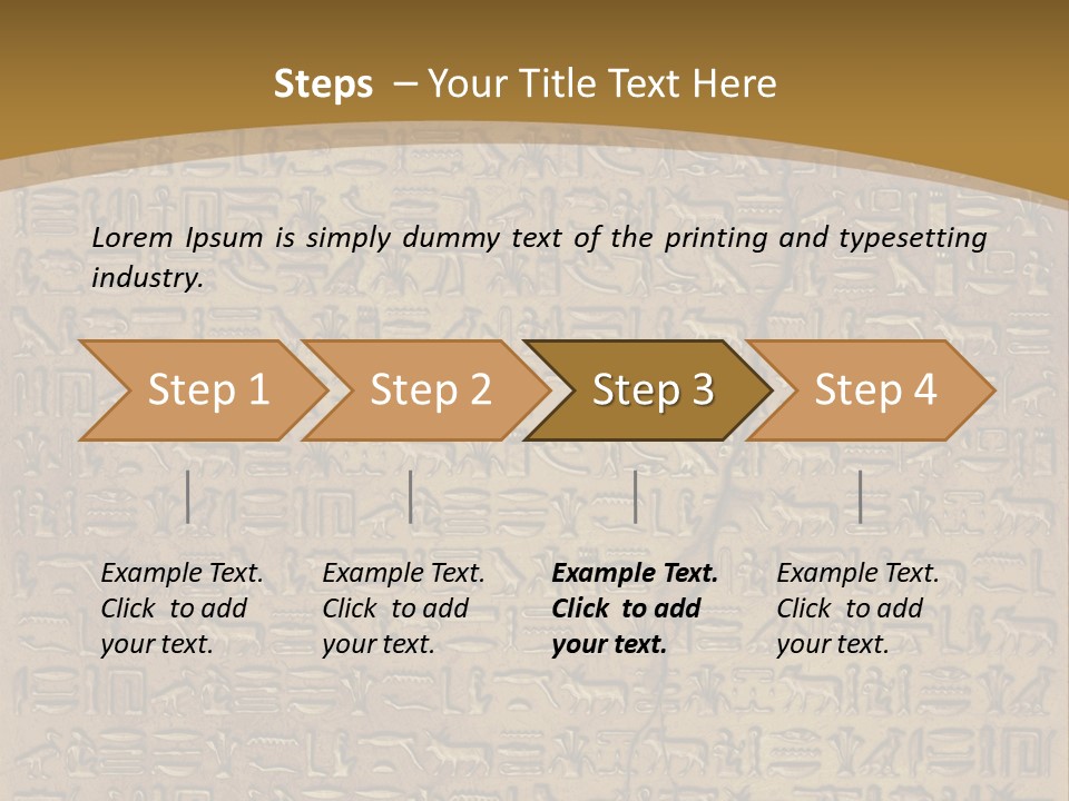 Ancient Antiquity Text PowerPoint Template