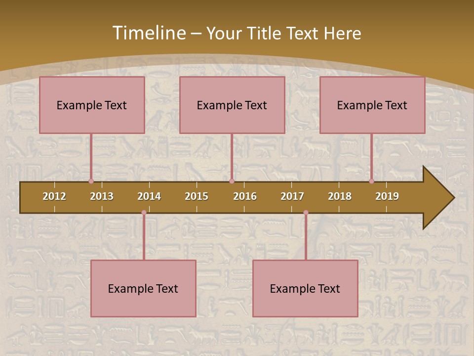 Ancient Antiquity Text PowerPoint Template