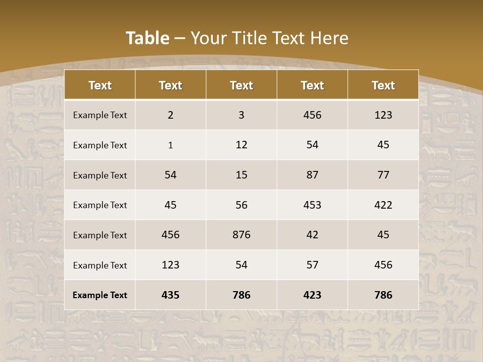 Ancient Antiquity Text PowerPoint Template