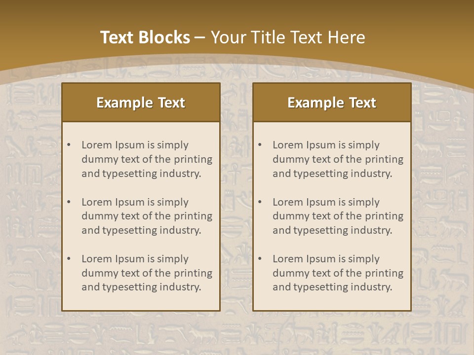 Ancient Antiquity Text PowerPoint Template