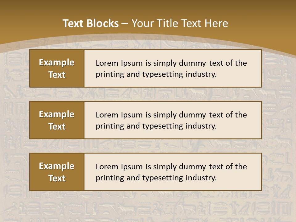 Ancient Antiquity Text PowerPoint Template