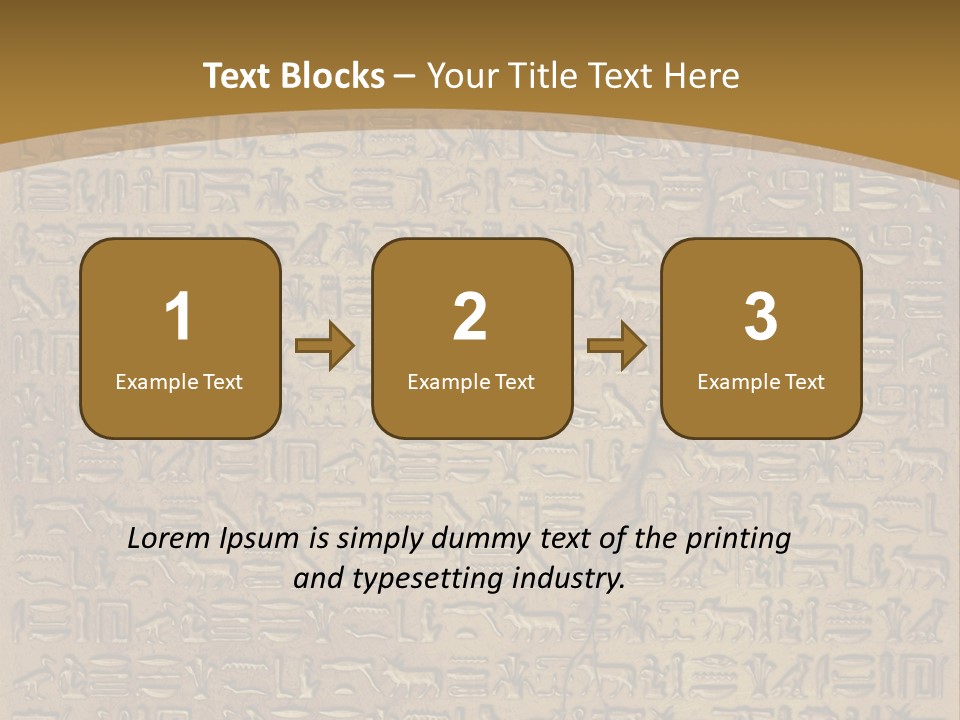 Ancient Antiquity Text PowerPoint Template
