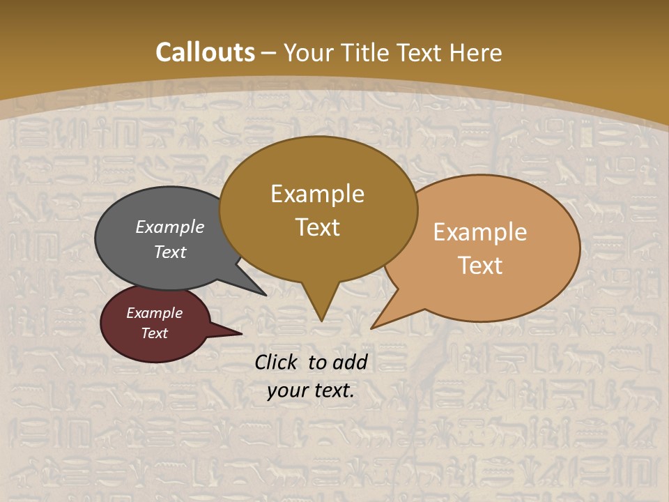 Ancient Antiquity Text PowerPoint Template