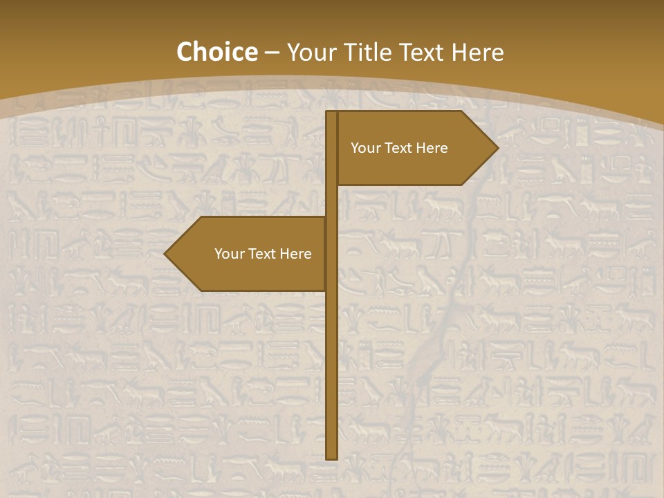 Ancient Antiquity Text PowerPoint Template