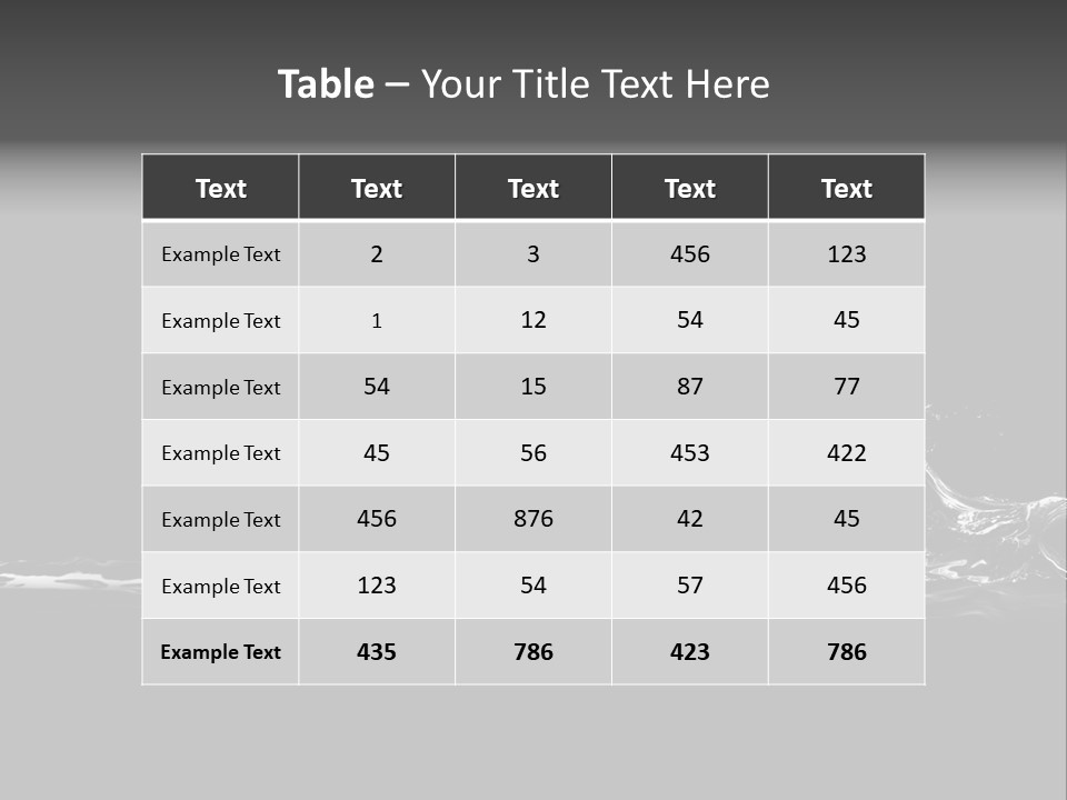 Hair Splash Magical PowerPoint Template