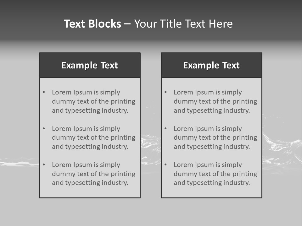 Hair Splash Magical PowerPoint Template