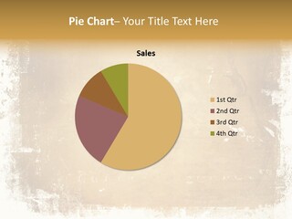 Aged Weathered Orange PowerPoint Template