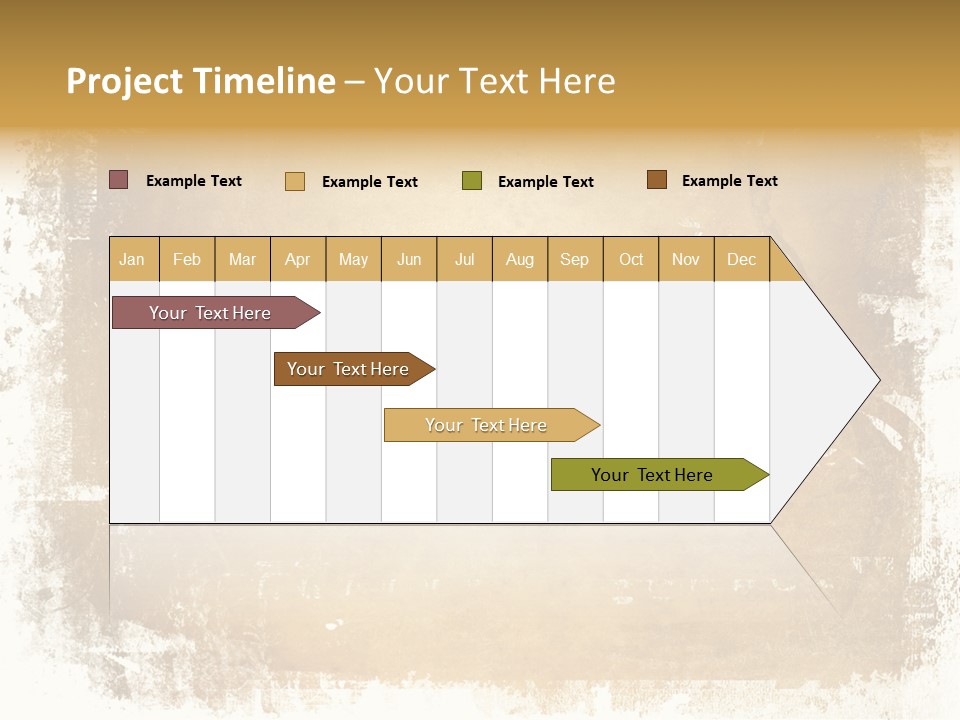 Aged Weathered Orange PowerPoint Template