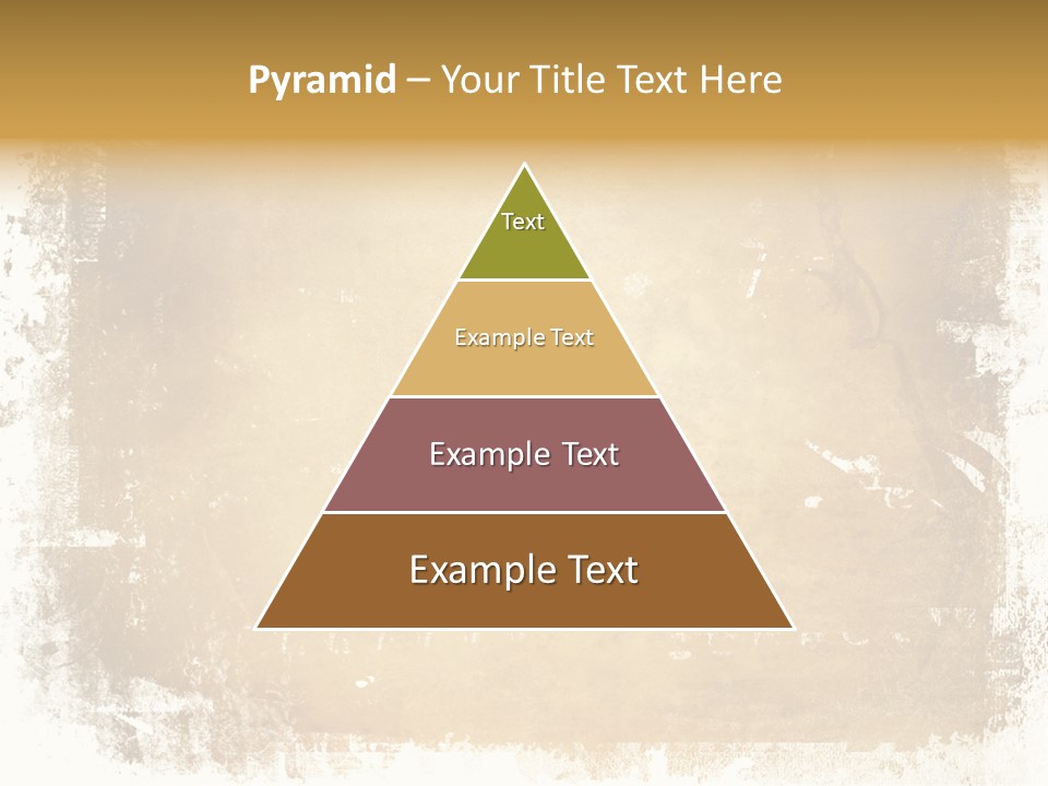 Aged Weathered Orange PowerPoint Template
