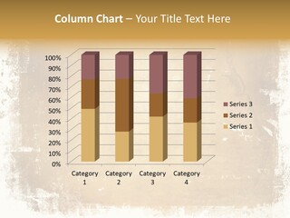 Aged Weathered Orange PowerPoint Template