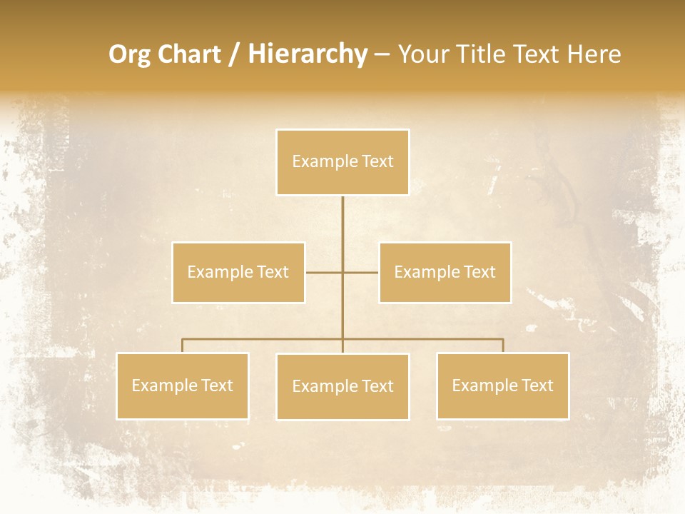 Aged Weathered Orange PowerPoint Template
