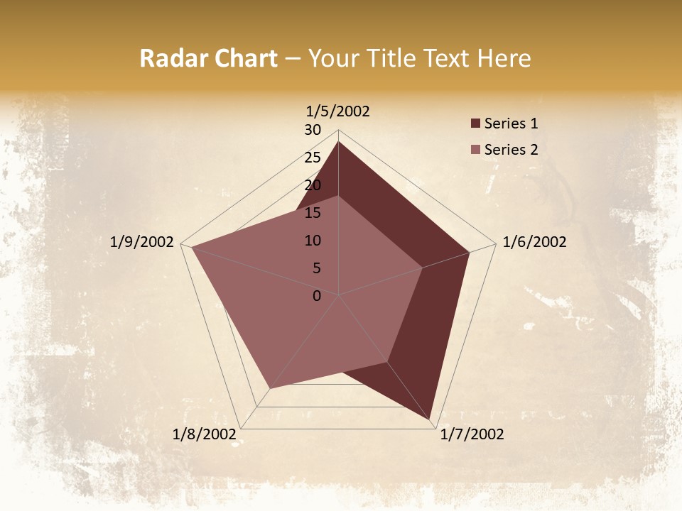 Aged Weathered Orange PowerPoint Template
