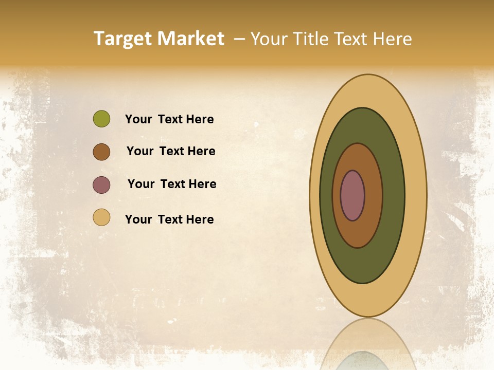 Aged Weathered Orange PowerPoint Template