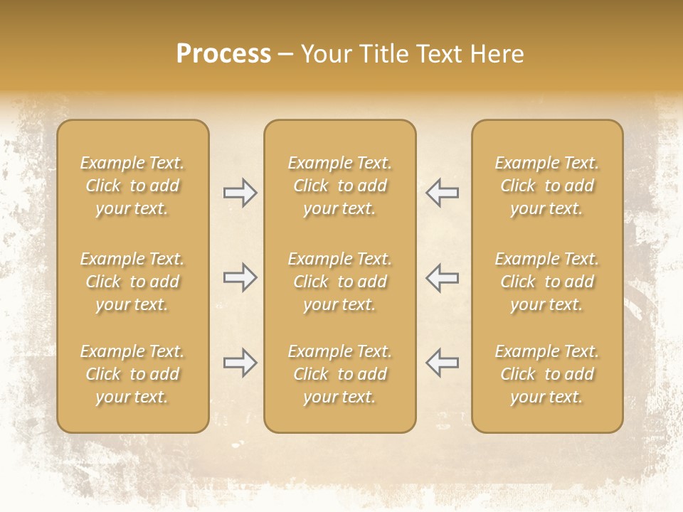Aged Weathered Orange PowerPoint Template