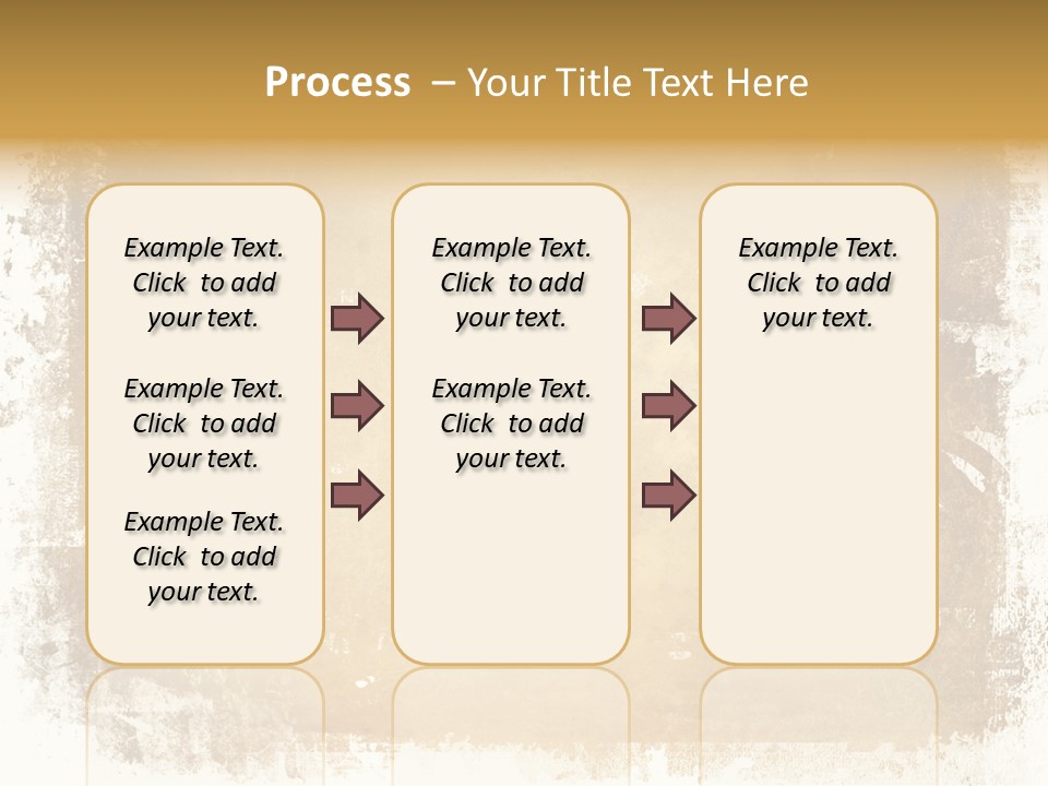 Aged Weathered Orange PowerPoint Template