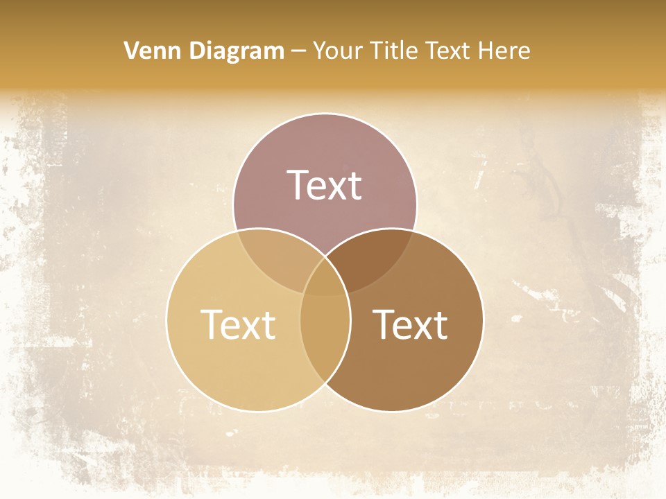 Aged Weathered Orange PowerPoint Template