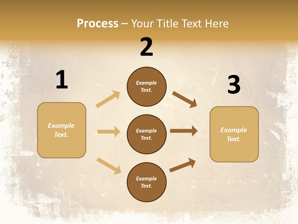 Aged Weathered Orange PowerPoint Template