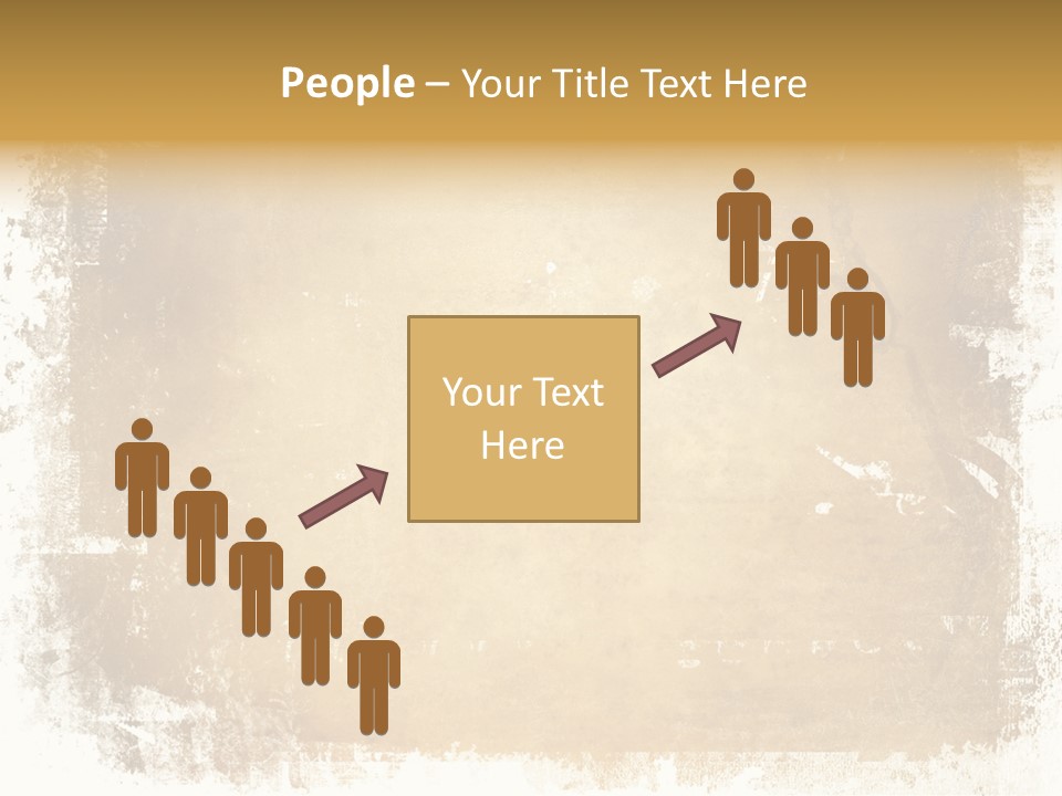 Aged Weathered Orange PowerPoint Template