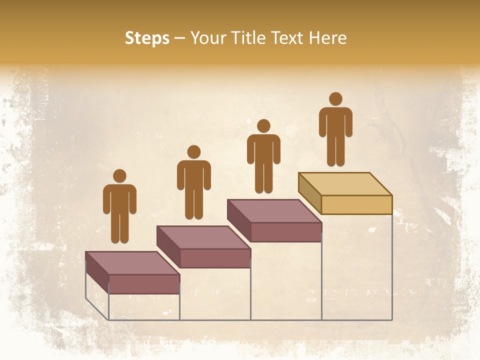 Aged Weathered Orange PowerPoint Template