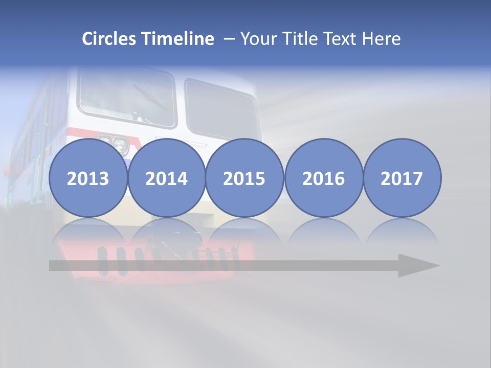 Transit Platform Wagon PowerPoint Template