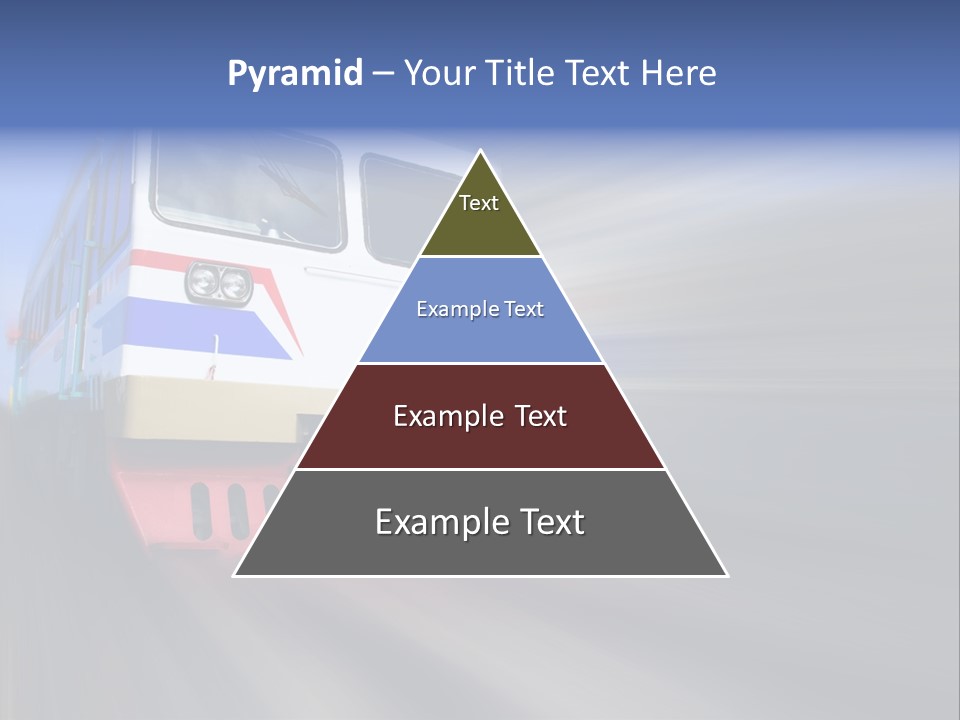 Transit Platform Wagon PowerPoint Template